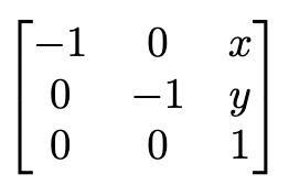 Transformation matrix screenshot