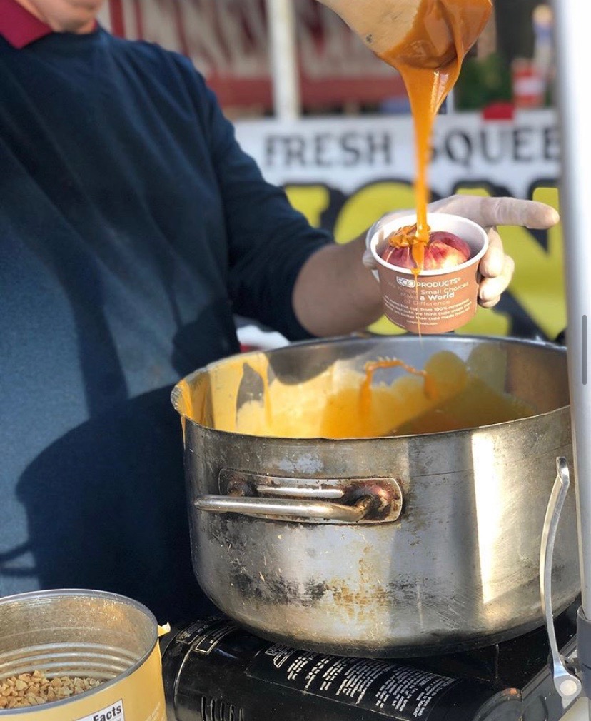 Caramel apples station