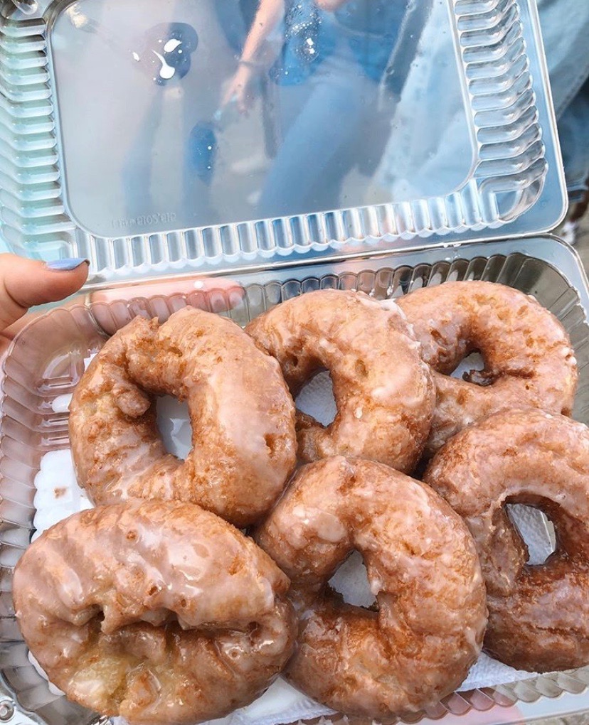 Cider donuts station
