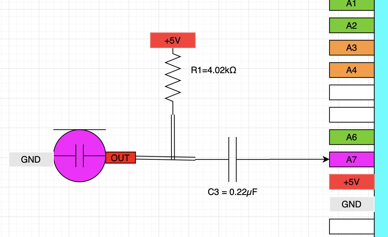 Unamplified microphone circuit diagram