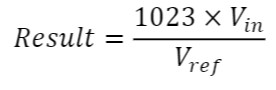 the Nano Every's ADC equation