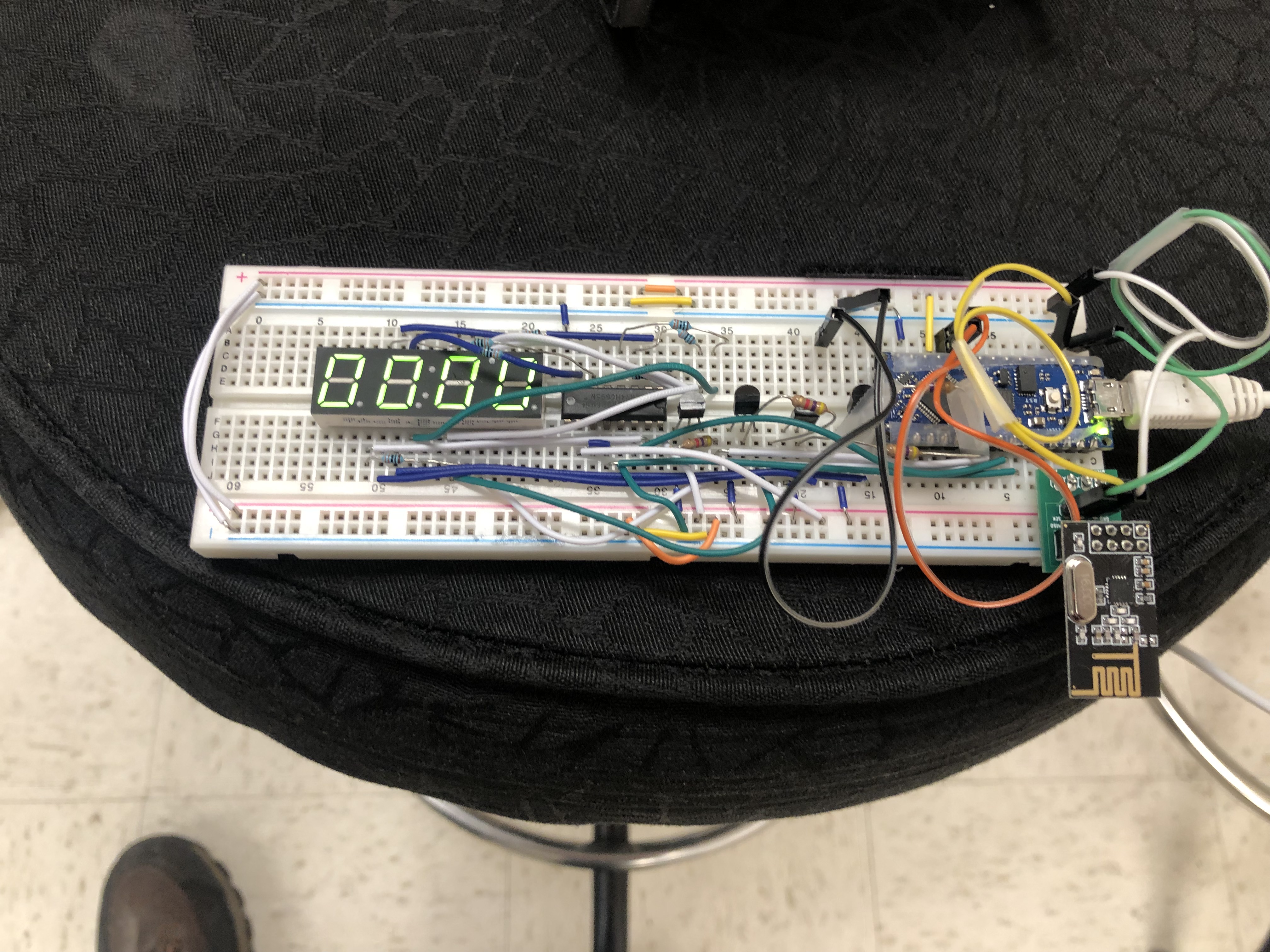 Final base station from topside view