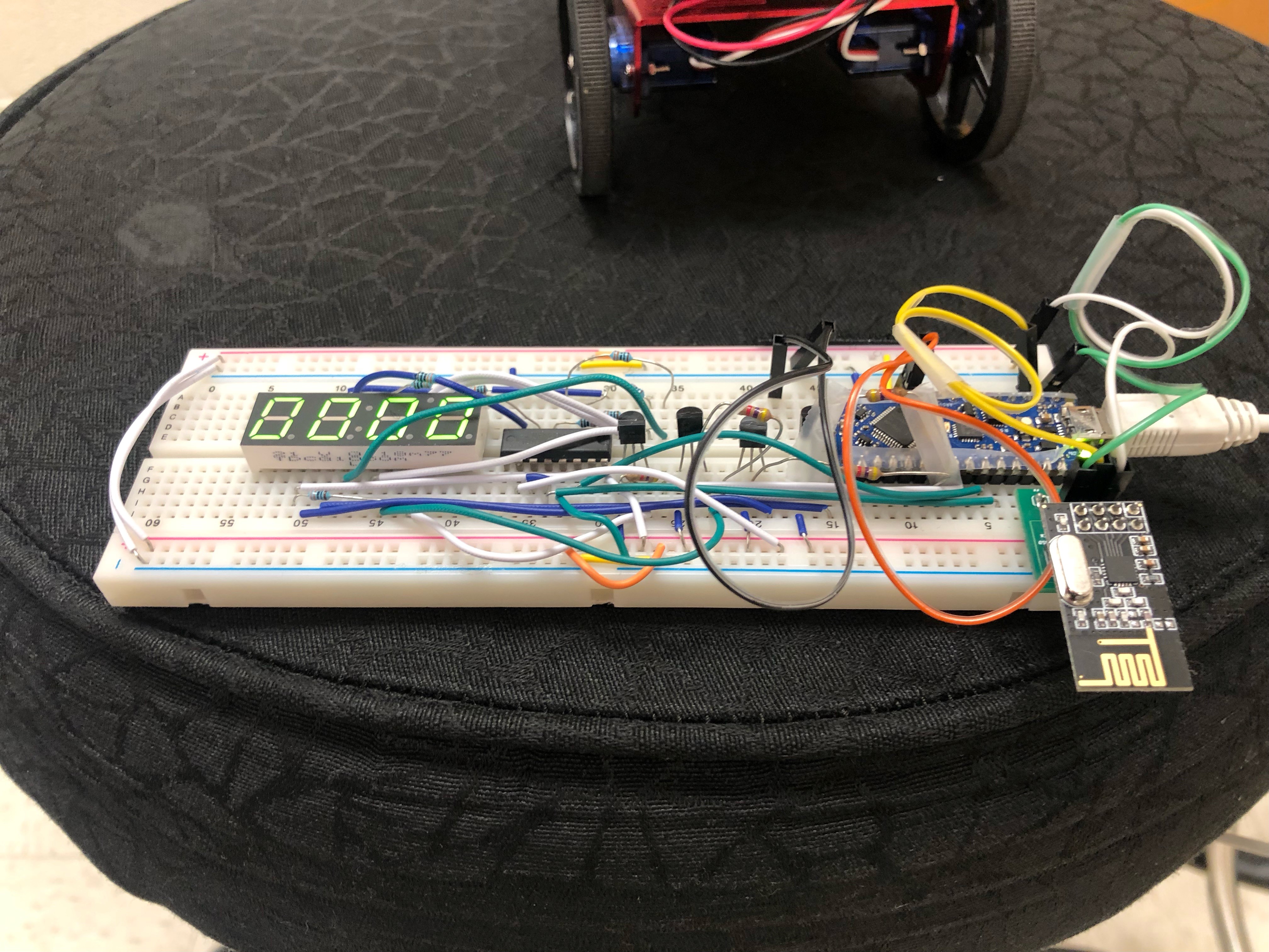 Final base station from angled view