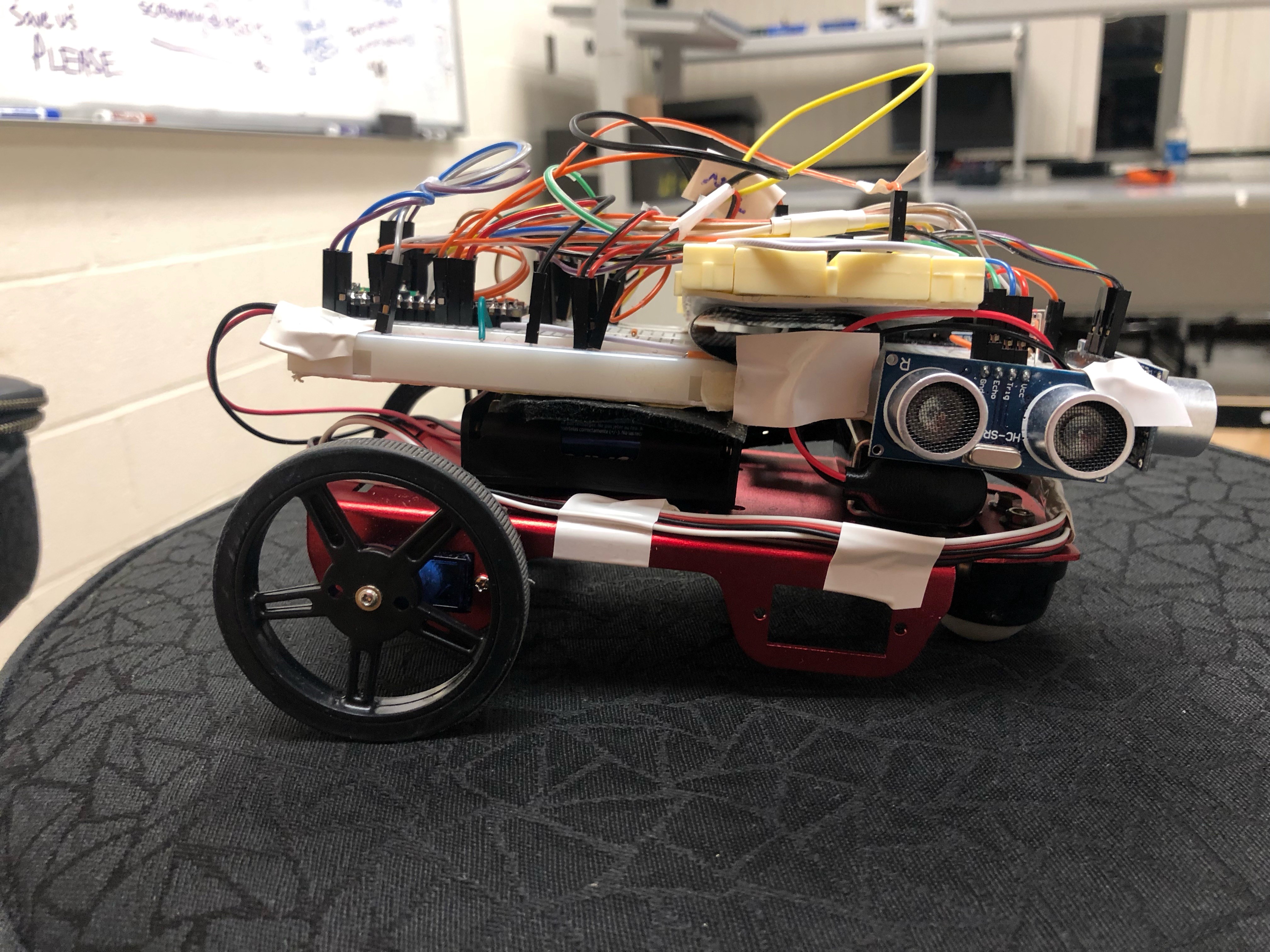Final robot from side view