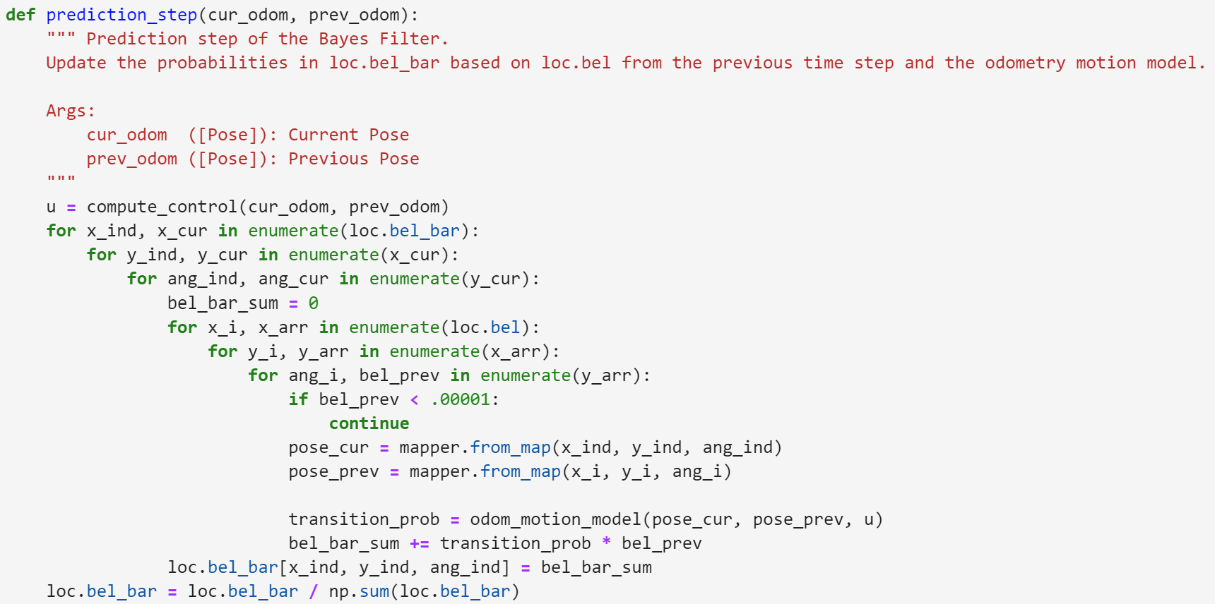 prediction_step Function