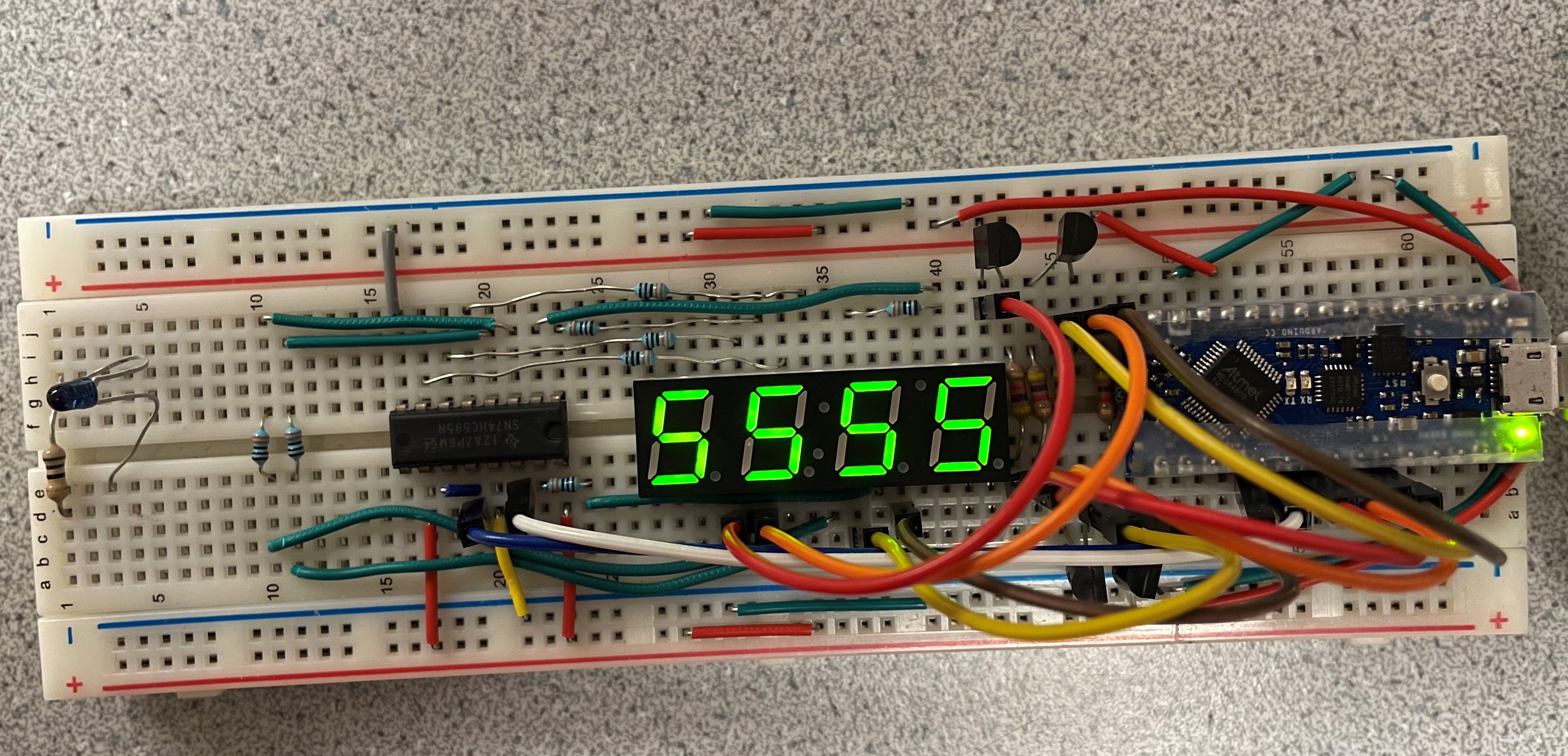 7-segment with 5555