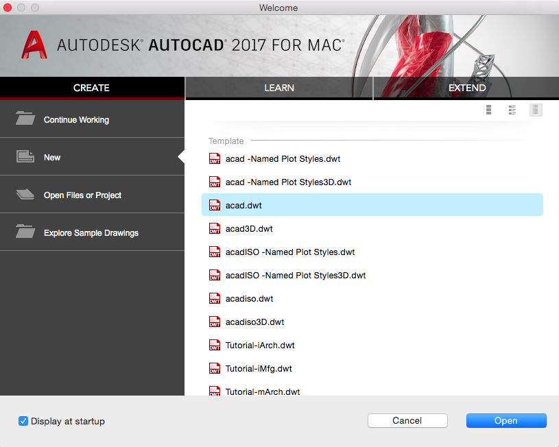opening earlier versions of autocad files in autocad for mac 2017